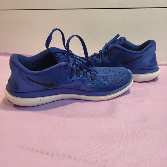 Nike Womens Flex 2017 RN 898476-402 Blue Running Shoes Sneakers Size 10 - Picture 7 of 11